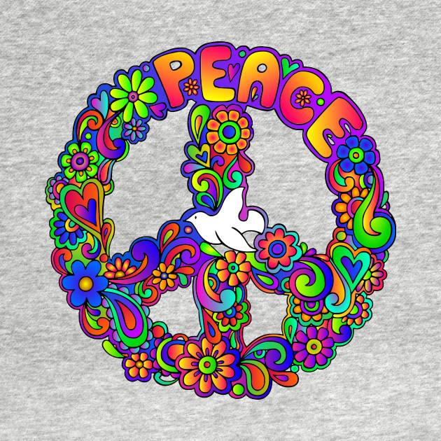 Flower Power Peace Sign Flowers Power Photos